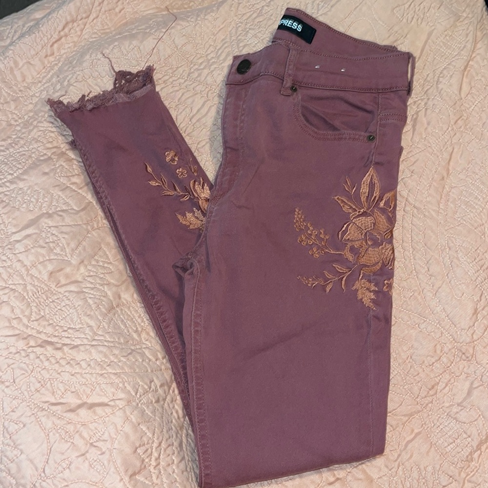 Express size 8 high rise jeans